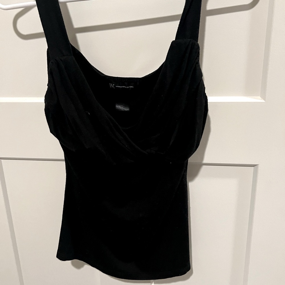 Black tank top
